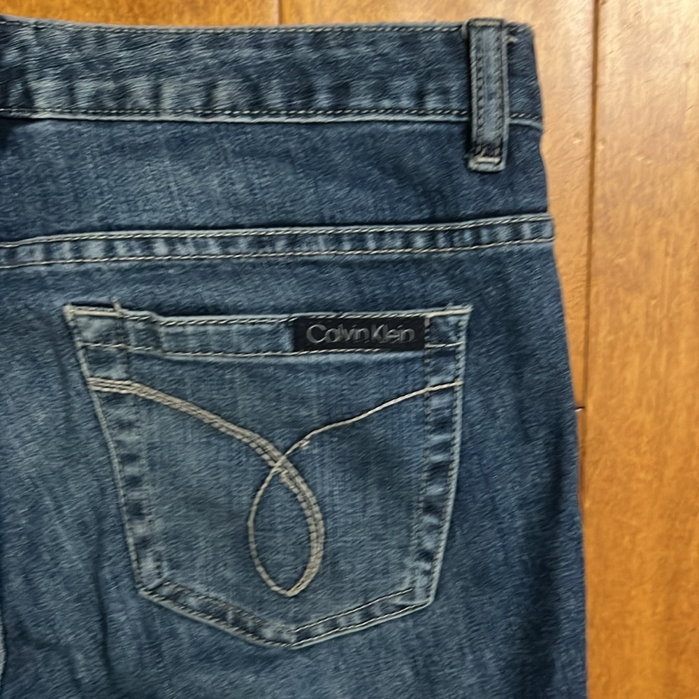 Vintage Calvin Klein Y2K Ultimate Boot Cut Leg Jeans Size 28 / 6 Low Rise Retro - Picture 14 of 15